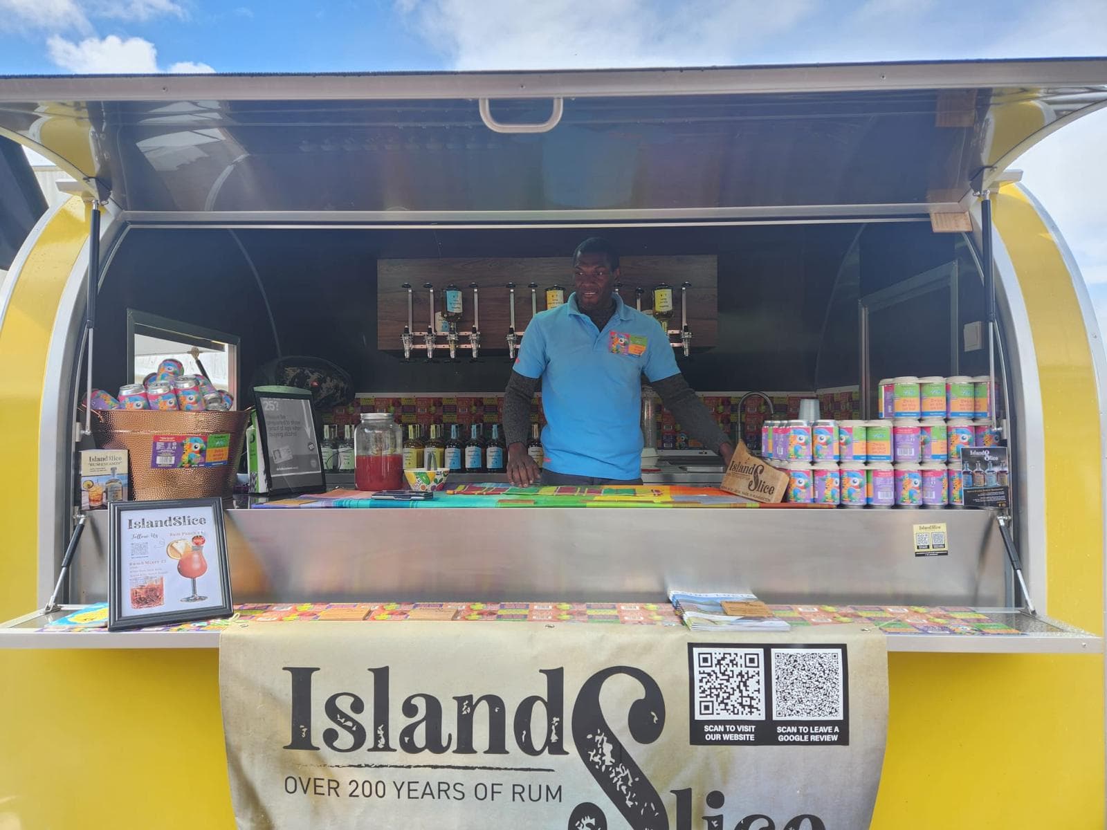 The IslandSlice wagon in action